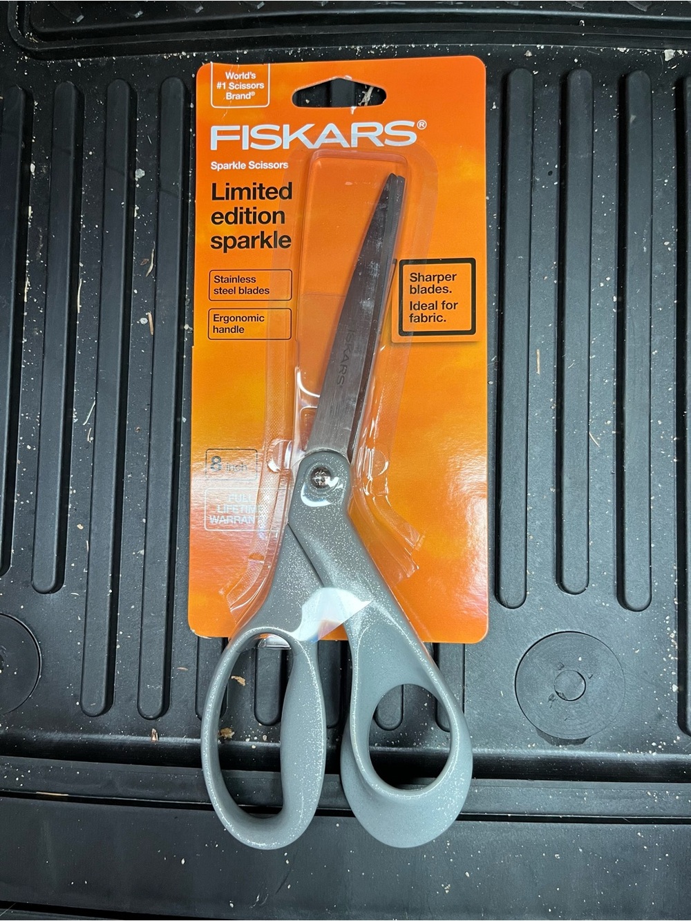 Limited Edition Sparkle Gray Scissors - Ergonomic Fabric Shears